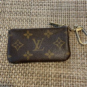 AUTHENTIC LV Monogram Key Pouch/Pochette Clès